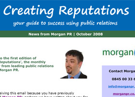 Morgan PR Newsletter launched today - subscribe now!