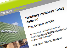 Newbury Business Not Today - gremlins delay publication