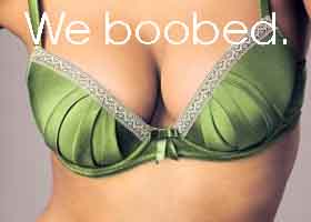 We boobed - why sorry is a great Public Relations word!