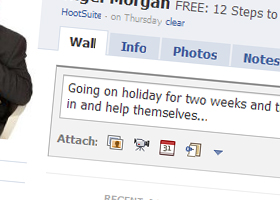 Are burglars using Facebook to find easy pickings?