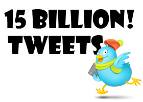 15 billion tweets and growing... Twitter really matters!