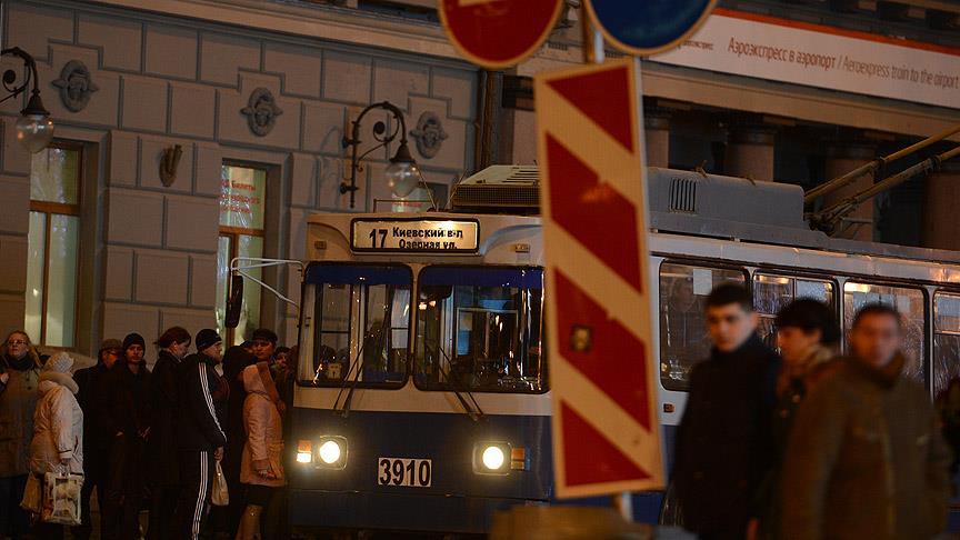 Moskova'da otobüs durağında patlama