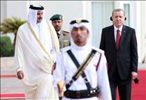 Turkish President Recep Tayyip Erdogan in Qatar