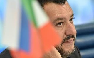 Italy's Interior Minister and deputy Prime Minister Matteo Salvini